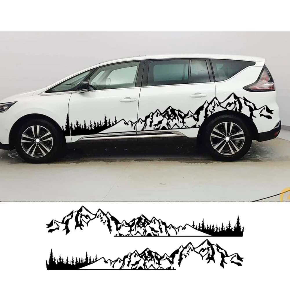 Mountain Styling Autoaufkleber, Für Renault Espace 3 4 Camper Van Dekor Wohnmobilgrafiken, Für Kit Vinyl Aufkleber Auto Tuning Zubehör von CAILION