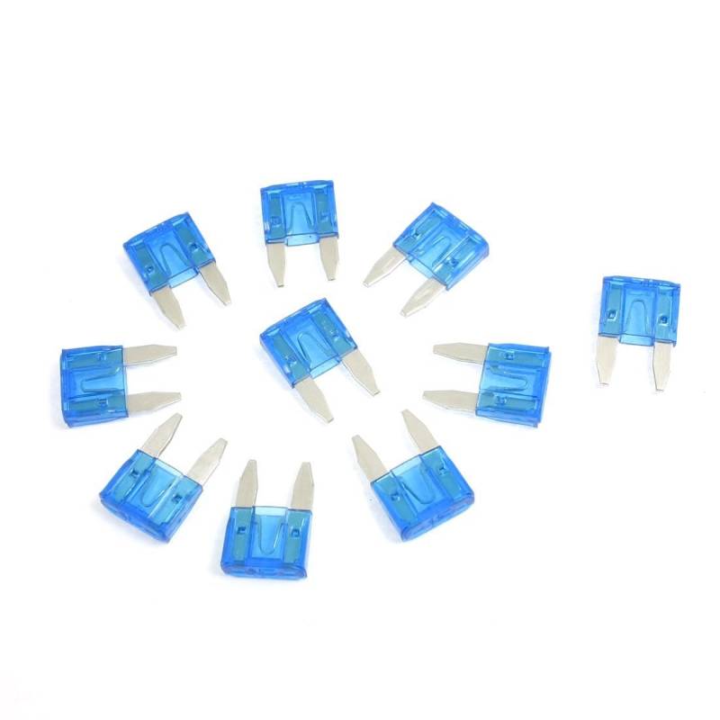 CAIONPLE 10 Stueck ATC Mini Blade Sicherungen KFZ Sicherung Flachsicherung 15A, Blau von CAIONPLE