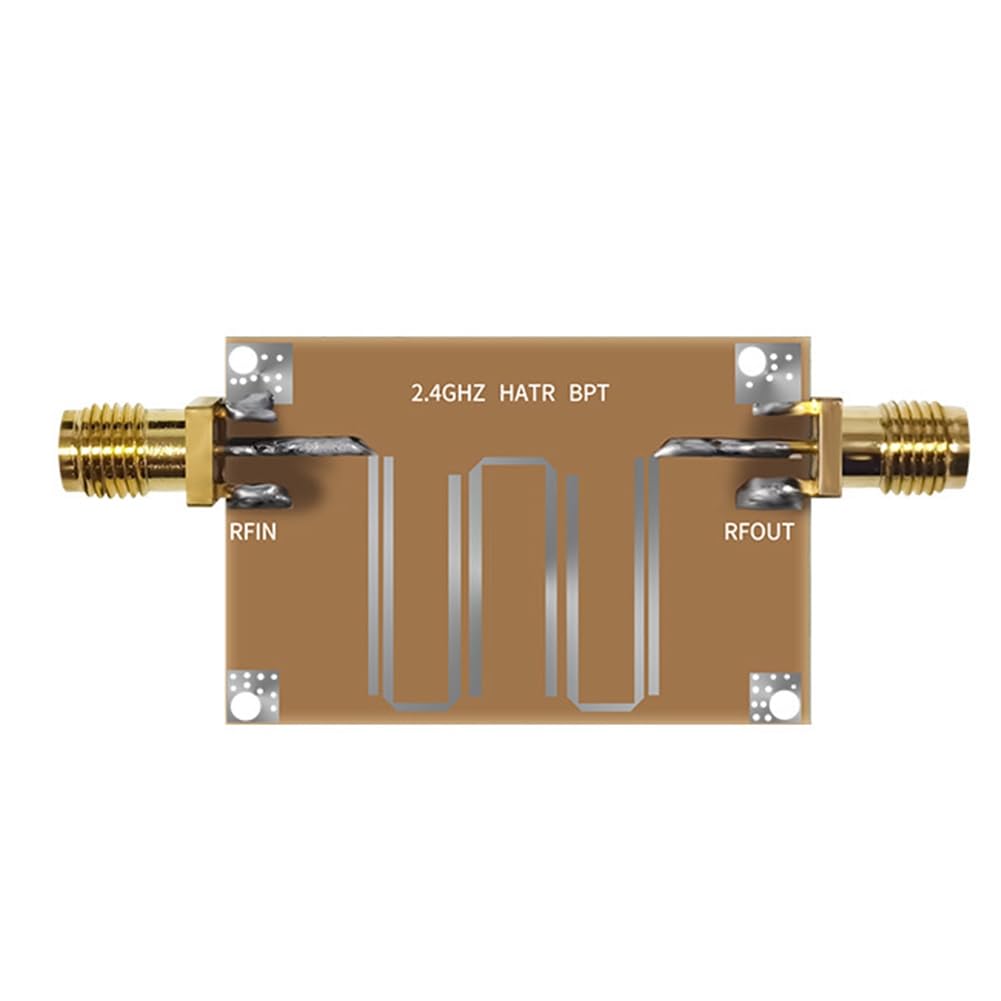 CAIONPLE Ersatzteile für 2,4-GHz-Mikrostreifen-Bandpassfilter Sind Praktisch zum Herausfiltern Von 2,3-2,5-GHz-Störsignalen von CAIONPLE