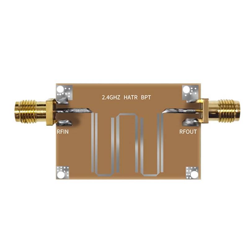 CAIONPLE Ersatzteile für 2,4-GHz-Mikrostreifen-Bandpassfilter Sind Praktisch zum Herausfiltern Von 2,3-2,5-GHz-Störsignalen von CAIONPLE