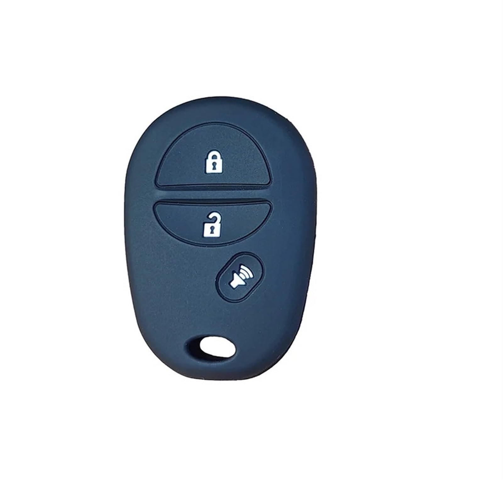 CAITS Autoschlüsselgehäuse Gummi-Autoschlüsselanhänger-Gehäuseabdeckung Hülle Halterkappe Keyless Remote Geschützt Kompatibel Mit T&OYO&TA(2) von CAITS