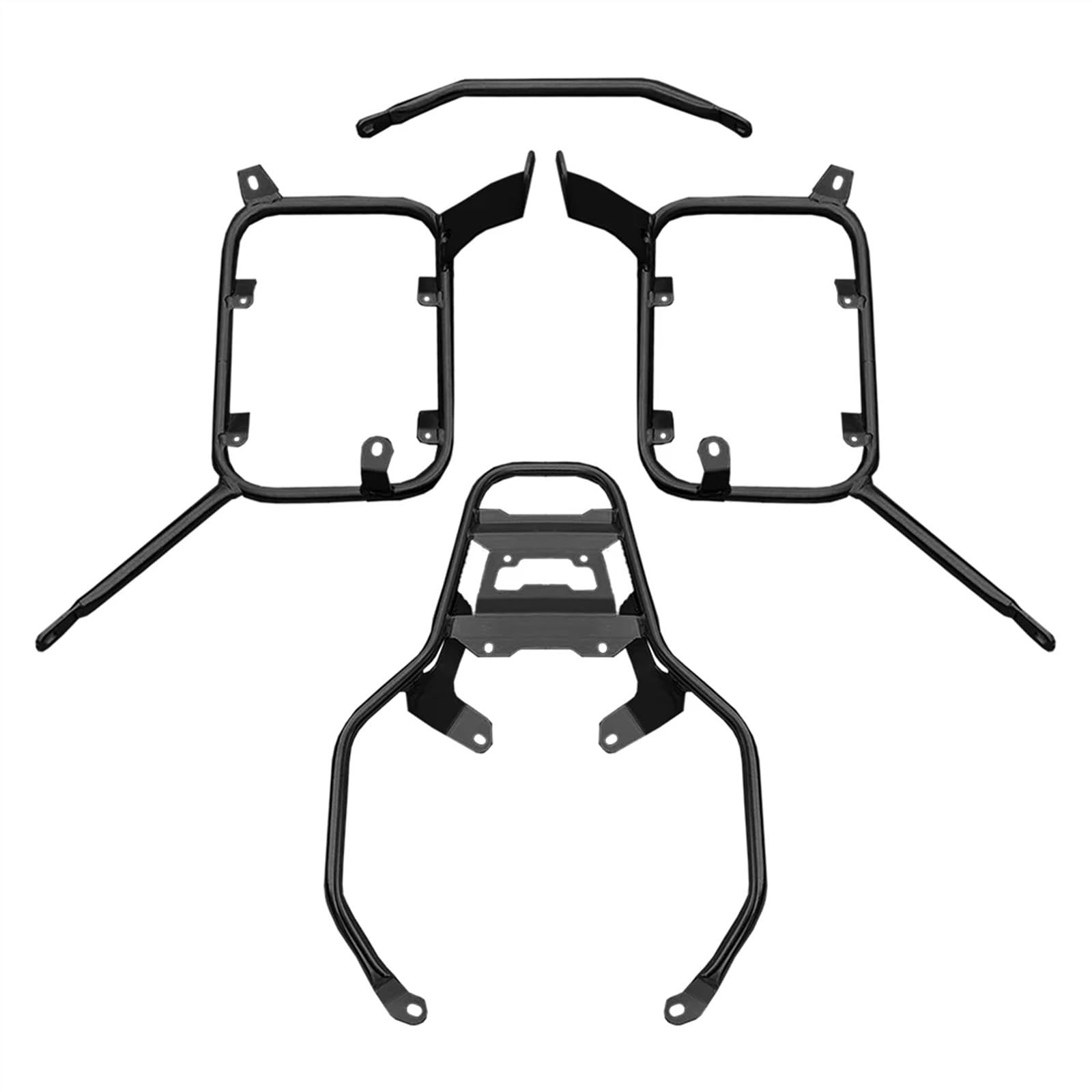 Für Ka&was&AKI Ve&rs&ys 650 2010–2014, Motorrad-Satteltaschenhalterung, Top-Box, Gepäckhalterung, Gepäckträger Motorradträger(1) von CAITS