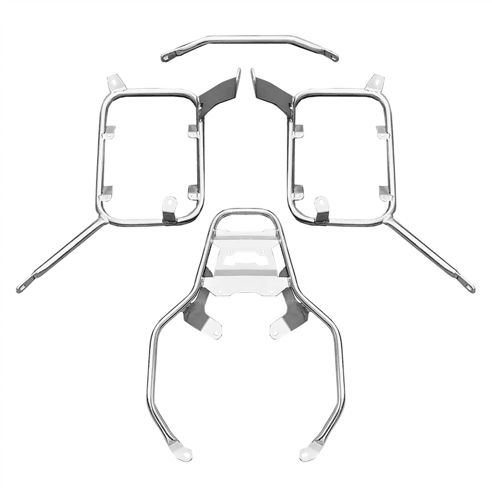 Für Ka&was&AKI Ve&rs&ys 650 2010–2014, Motorrad-Satteltaschenhalterung, Top-Box, Gepäckhalterung, Gepäckträger Motorradträger(3) von CAITS