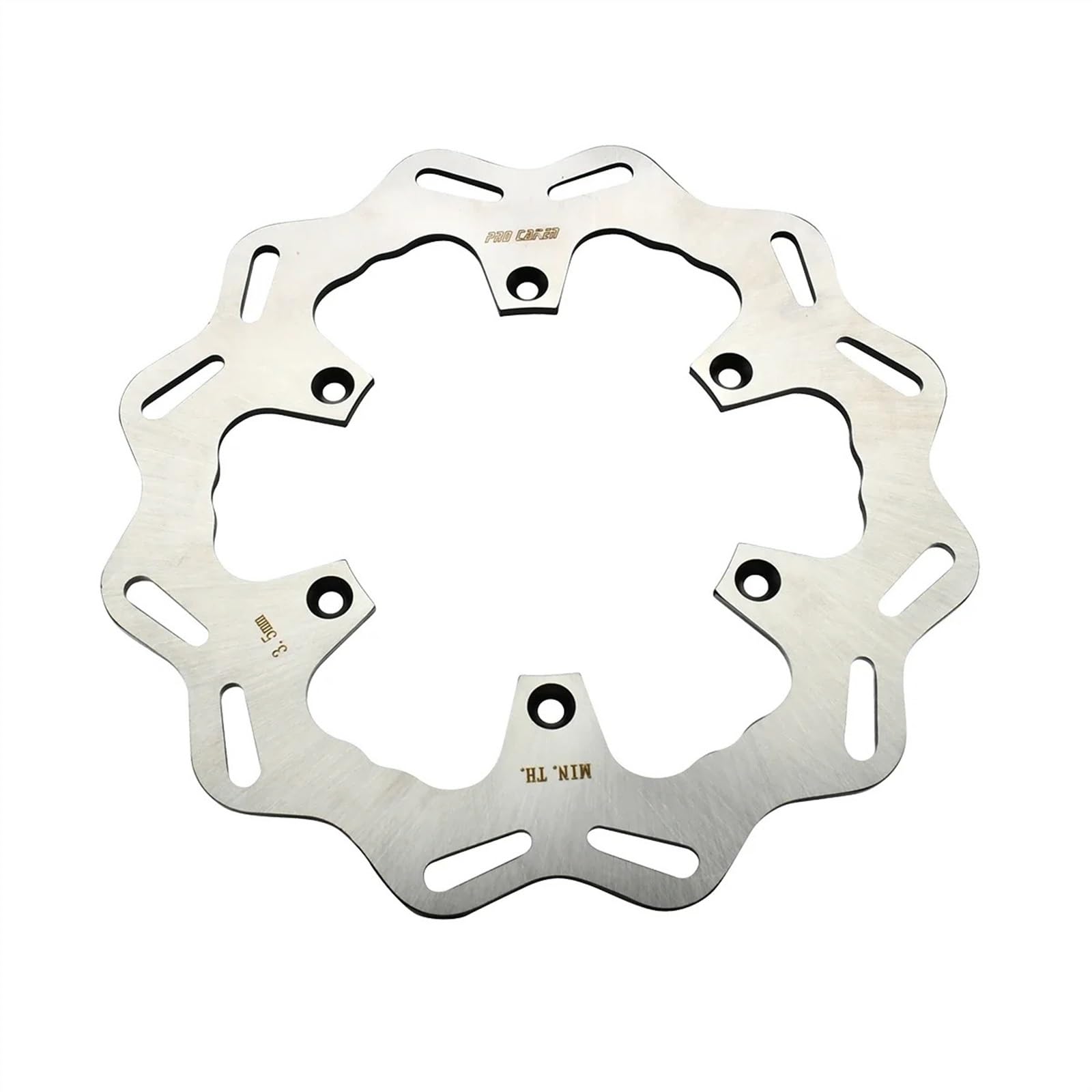 Motorrad-Bremsscheibe Motorrad Vorne Hinten Bremsscheibe Rotor Disk Für Ya&ma&ha YZ125 250 250F 450F WR250F 450F YZ125X 250X 250FX 450FX Universal von CAITS