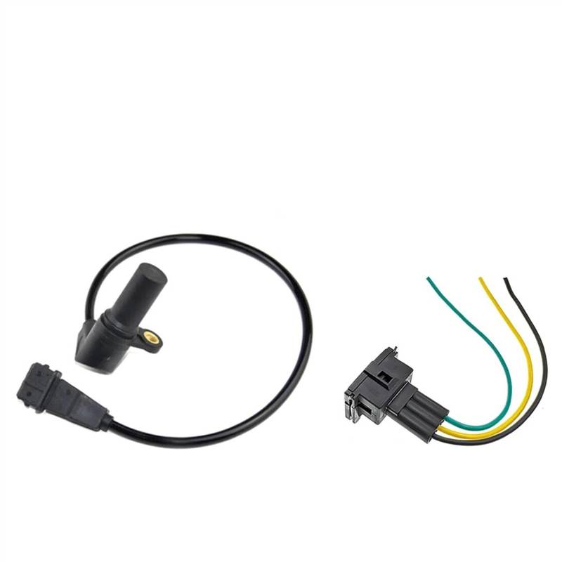 Auto Kurbelwellensensor Kompatibel Mit Opel Für Corsa B 1993 1994 1995 1996 1997 1998 1999 2000 Motorteile Kurbelwellen-Positionssensor-Stecker 6238325 90357491 90451442(Sensor and Plug) von CAKYSE