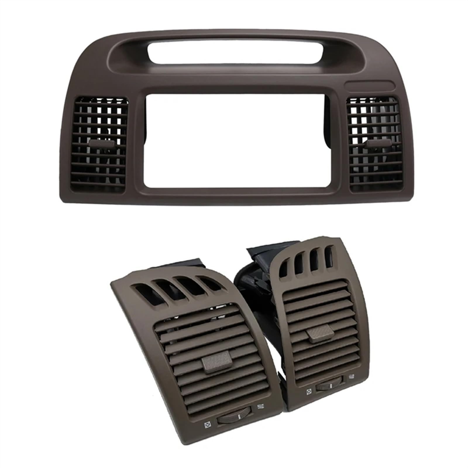 CAKYSE Auto Air Vent Abdeckung Kompatibel Mit Toyota Für Camry Xv30 2001 2002 2003 2004 2005 2006 Auto-Klimaanlagen-Entlüftungsgitter-Abdeckungssatz Auto-Luftauslassrahmenbaugruppe von CAKYSE