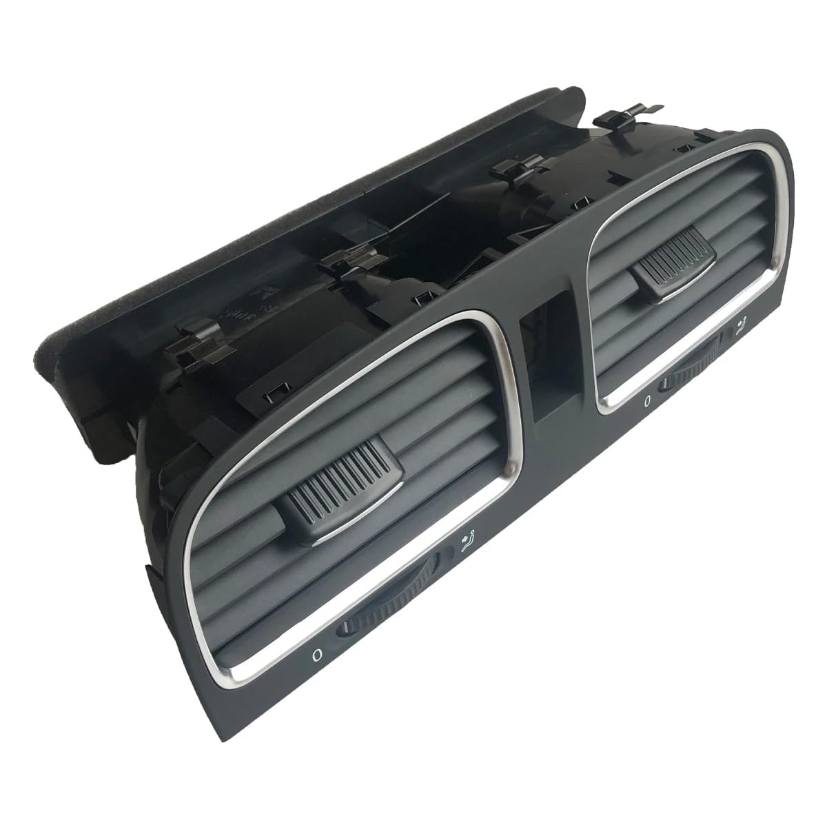 CAKYSE Auto Air Vent Abdeckung Kompatibel Mit VW Für Golf 6 2009 2010 2011 2012 2013 2014 5KD819728 Auto-Front-Armaturenbrett Klimaanlage Auslassrahmen Autozubehör von CAKYSE