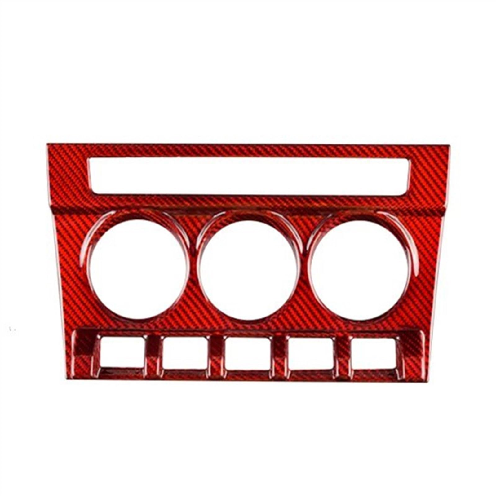 CAKYSE Auto CD Panel Dekoration Kompatibel Mit Toyota Für 86 2013 2014 2015 2016 2017 2018 2019 2020 Auto-Styling Klimaanlage CD-Panel Dekorative Abdeckung Autozubehör(Red) von CAKYSE