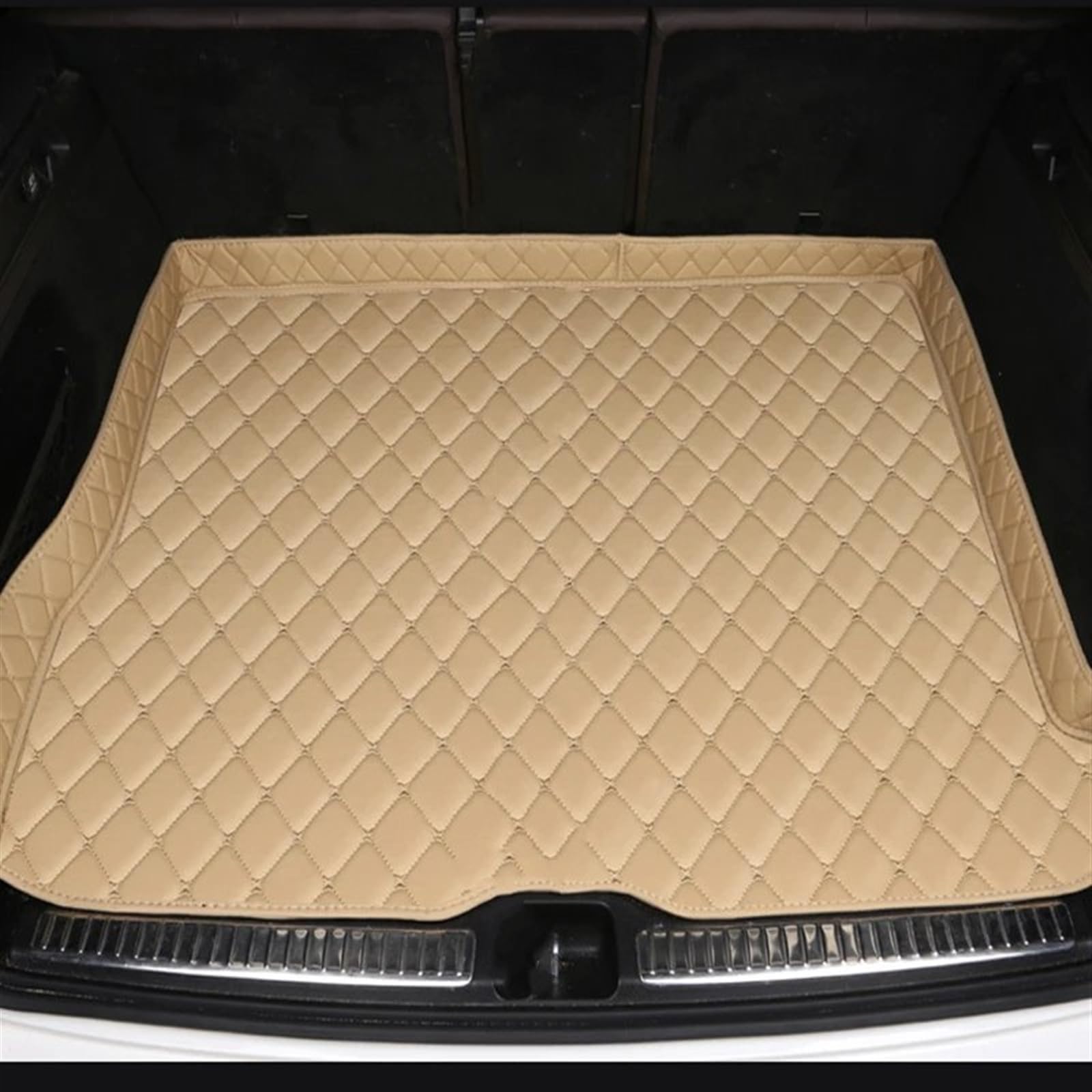 CAKYSE Auto Kofferraummatte Kompatibel Mit Land Für Rover Für Range Sport 2010 2011 2012 2013 Autozubehör Kofferraummatten Kofferraummatte Kofferraumwanne Matte Bodenschutz(Beige) von CAKYSE