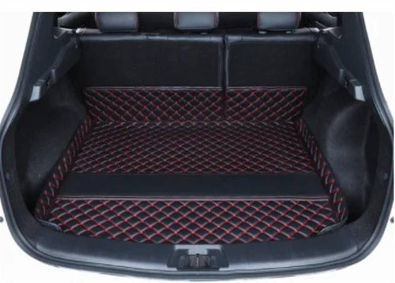 CAKYSE Auto Kofferraummatte Kompatibel Mit Nissan Für Qashqai J10 2007 2008 2009 2010 2011 Auto-Kofferraummatten Schutzschale Liner Schutzzubehör Schutzschale(Red,Size1) von CAKYSE