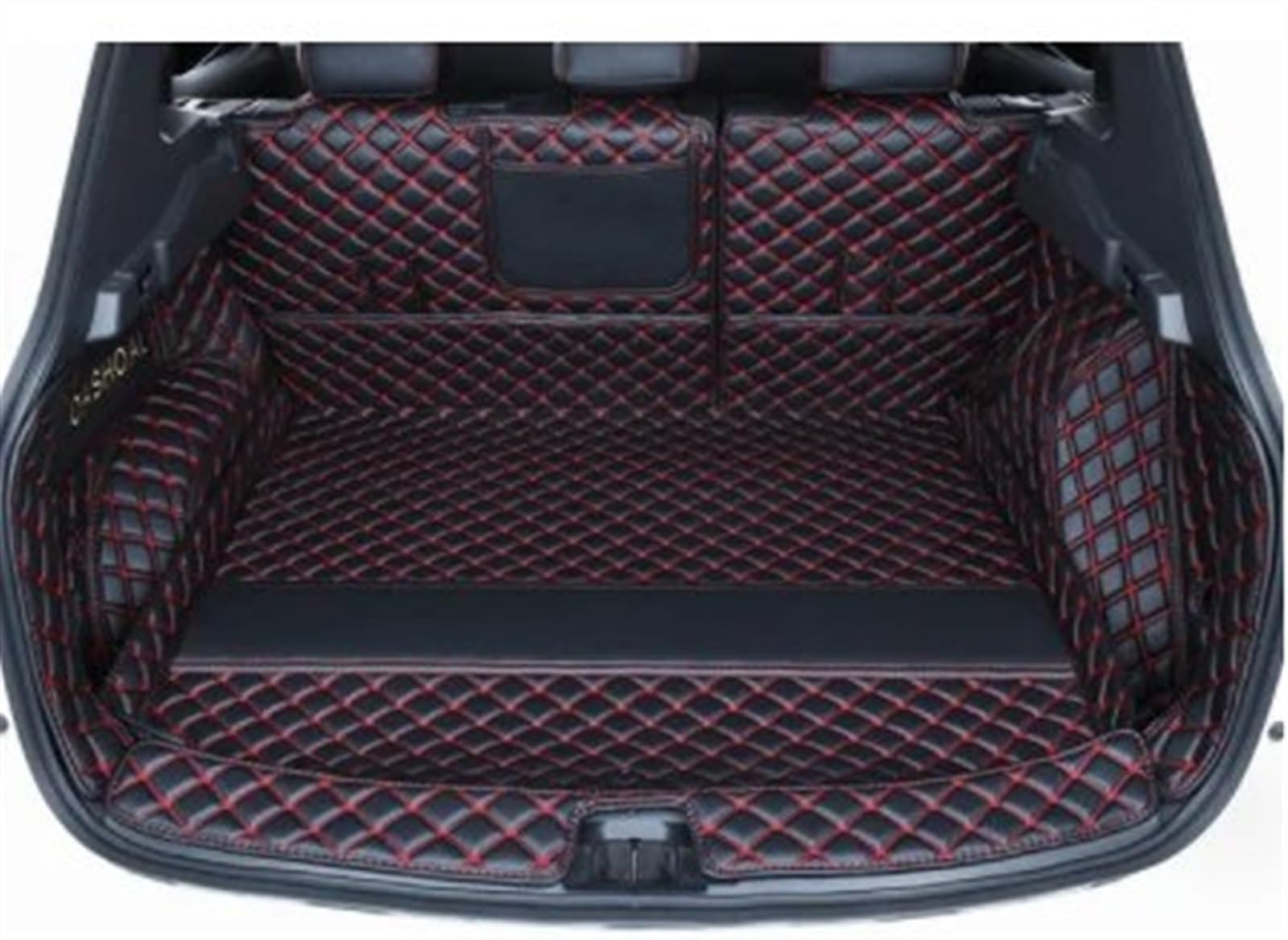 CAKYSE Auto Kofferraummatte Kompatibel Mit Nissan Für Qashqai J10 2007 2008 2009 2010 2011 Auto-Kofferraummatten Schutzschale Liner Schutzzubehör Schutzschale(Red,Size2) von CAKYSE