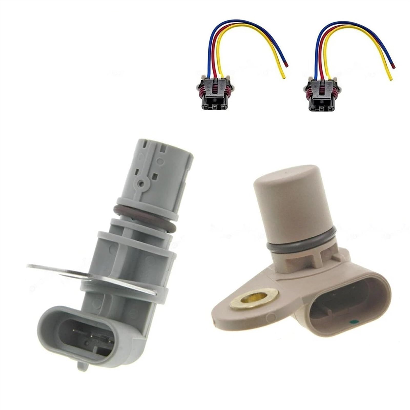 CAKYSE Auto Kurbelwellensensor Kompatibel Mit Cadillac Für Cts V8 6.2L 2009–2015. Motorteile, Nockenwelle, Kurbelwellen-Positionssensor-Stecker, 38085130, 12568983, 12585546, 12585545(2 Sets) von CAKYSE