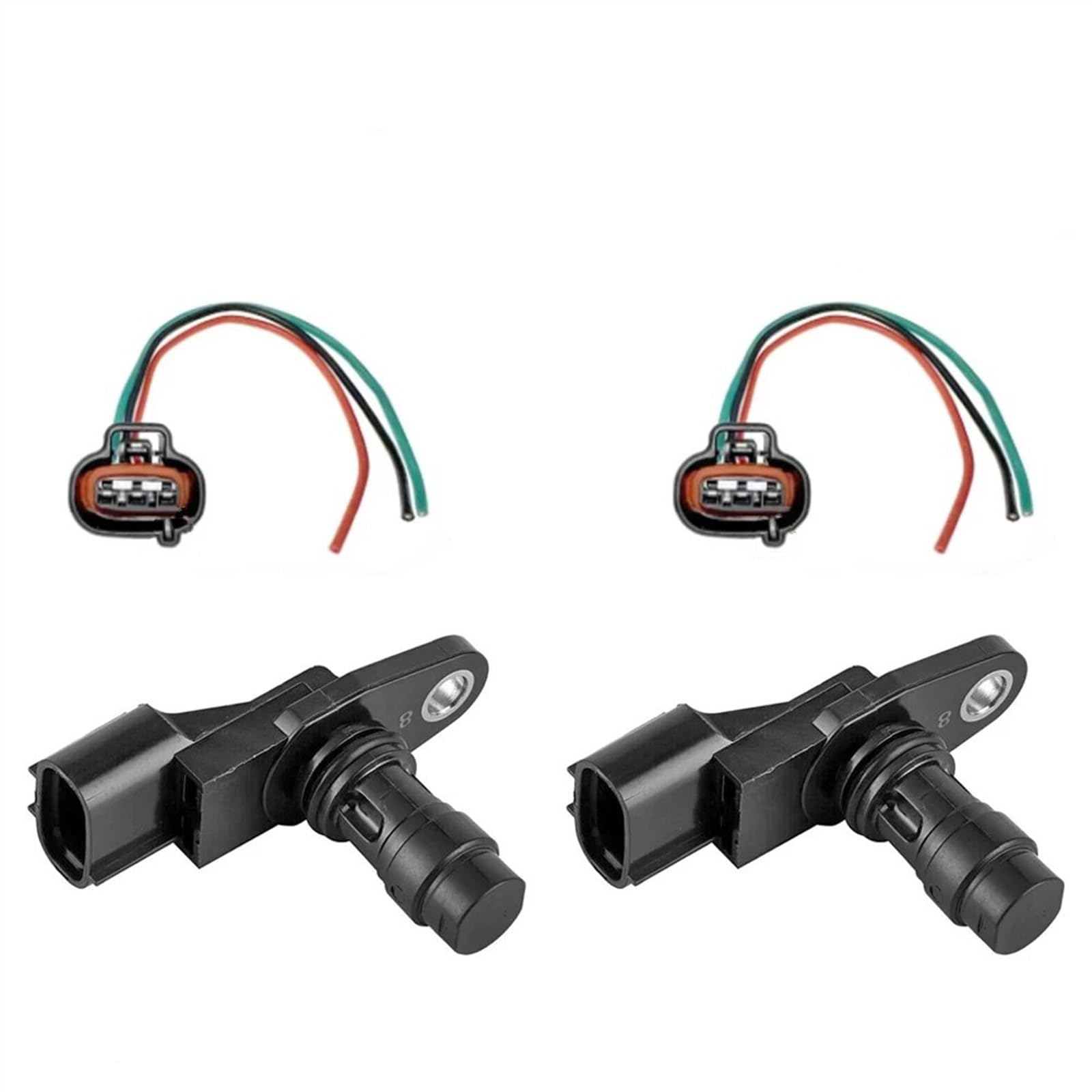 CAKYSE Auto Kurbelwellensensor Kompatibel Mit Holden Für Rodeo 3.0 2007 2008 Motor Zubehör Nockenwelle Kurbelwelle Position Sensor 8973121081 97312108(4PCS Sensor and Plug) von CAKYSE