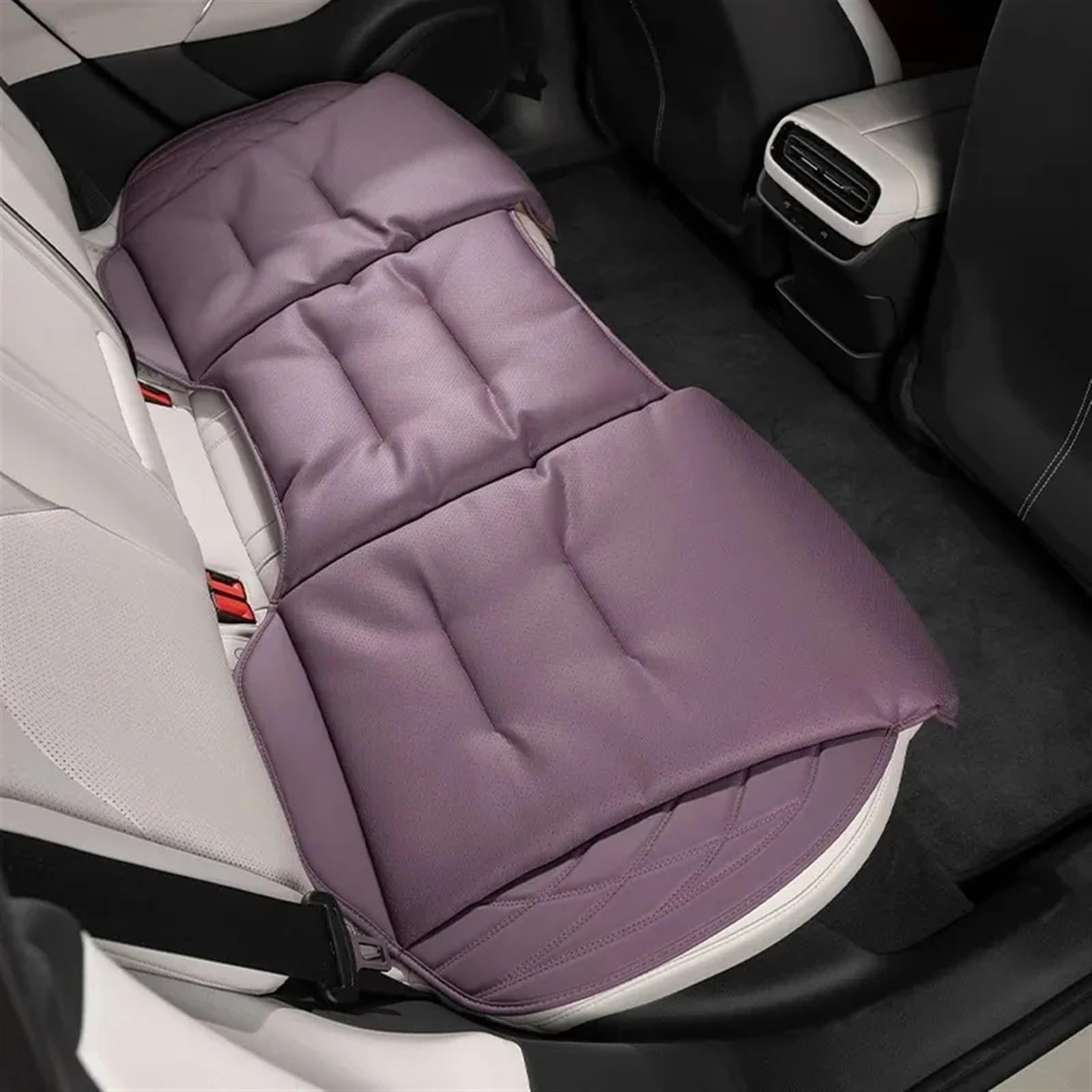 CAKYSE Auto sitzkissen Kompatibel Mit Benz Autositzbezug, Weiches Autositzkissen, Stuhlschutzpolster, Auto-Vorder-/Rücksitzbezug, Autositzkissen(Purple,1pc Back pad) von CAKYSE