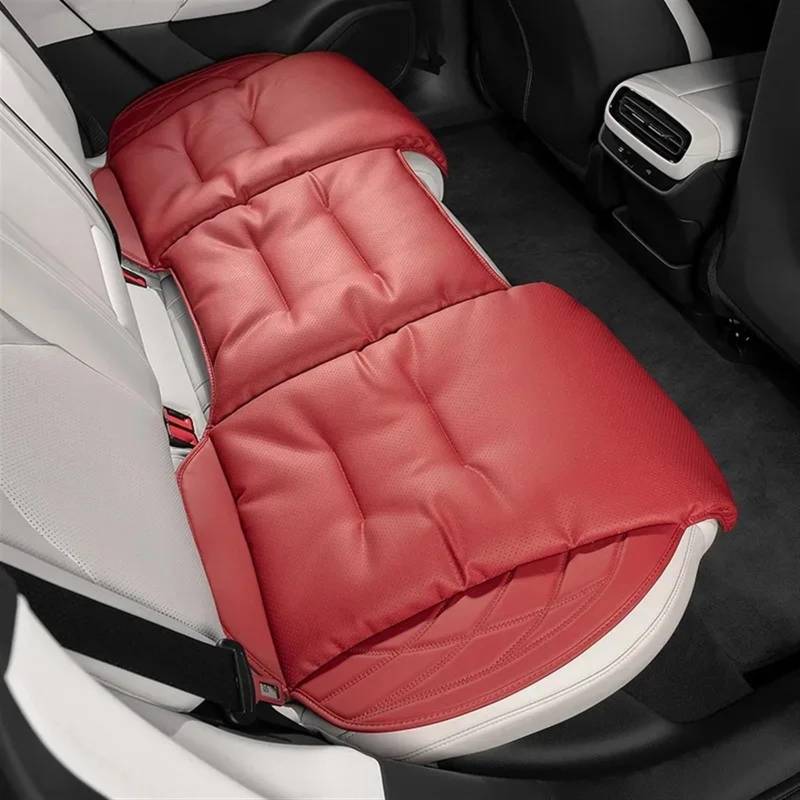 CAKYSE Auto sitzkissen Kompatibel Mit Benz Autositzbezug, Weiches Autositzkissen, Stuhlschutzpolster, Auto-Vorder-/Rücksitzbezug, Autositzkissen(Red,1pc Back pad) von CAKYSE