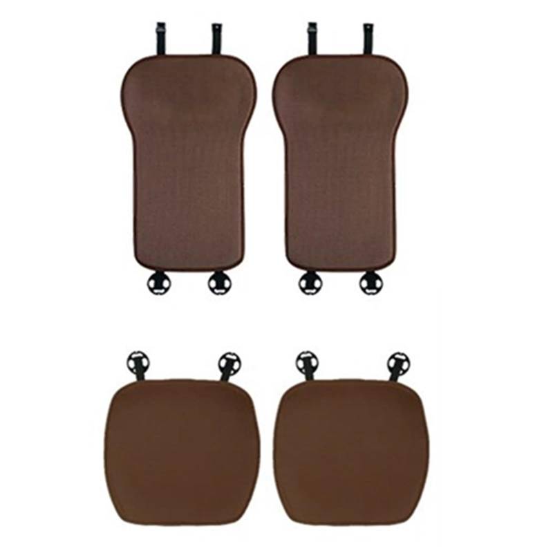 CAKYSE Auto sitzkissen Kompatibel Mit MG Universal-Sitzbezug-Set Four Seasons Atmungsaktive Schutzmattenauflage Autositzkissen Autokissen-Schutzmatte(Brown,Two seat) von CAKYSE