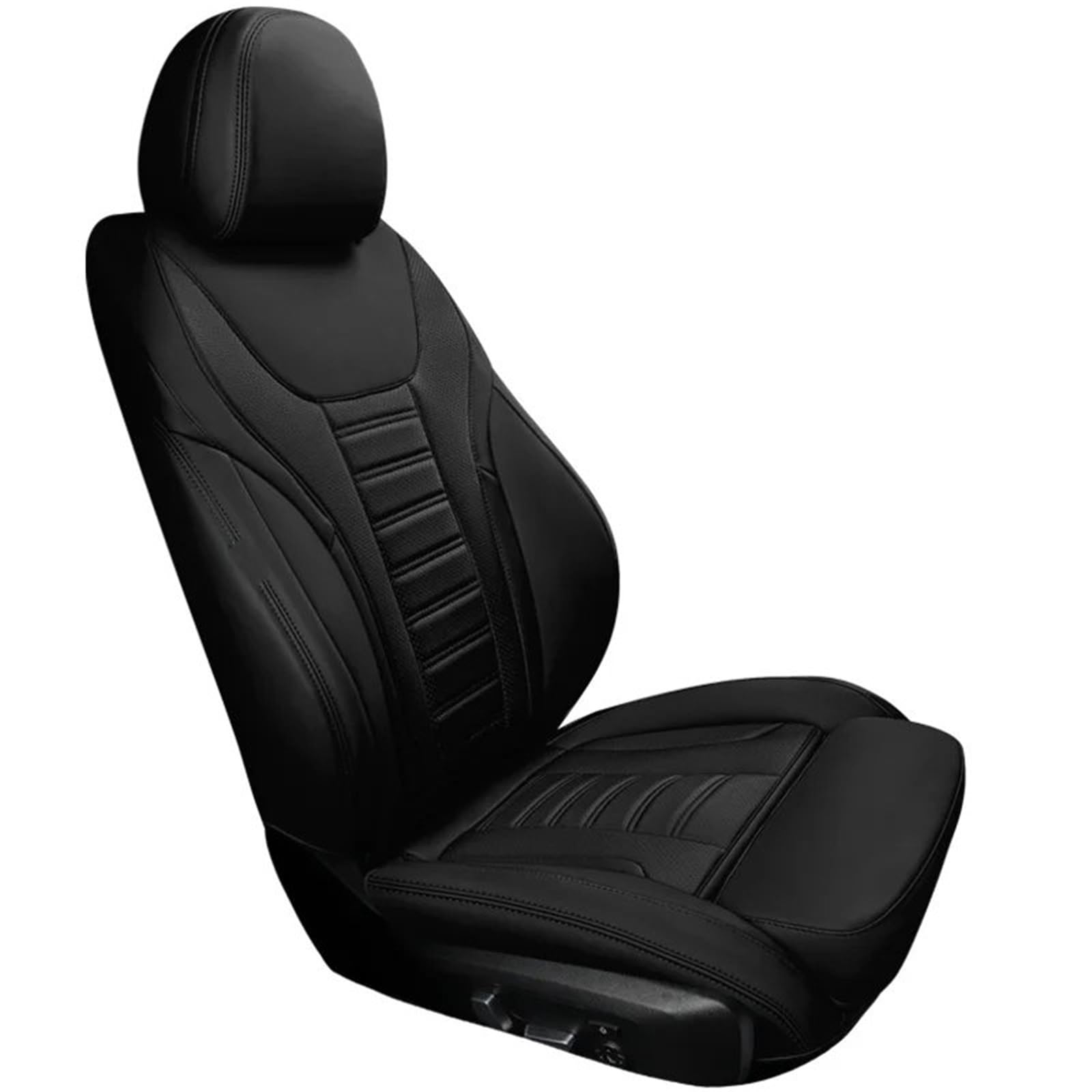 CAKYSE Auto sitzkissen Kompatibel Mit Mitsubishi Für ASX Für L200 Für Lancer Autositzbezüge, Autositz-Schutzpolster, Auto-Innenraum-Autositzbezüge(Black) von CAKYSE