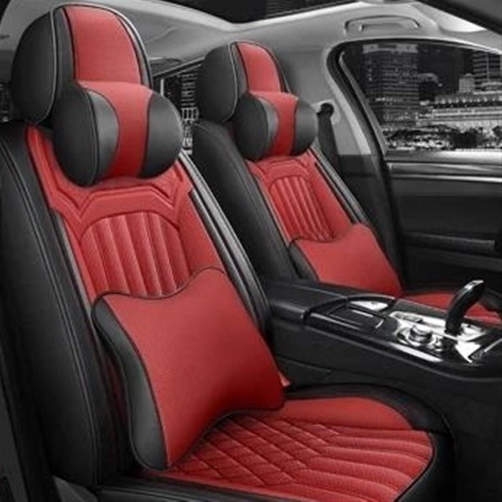 CAKYSE Auto sitzkissen Kompatibel Mit Seat Für Altea XL 5 Sitze, Universelle Autositzbezüge, Komplettes Set Geteilte Sitzbankschoner Vorne Und Hinten, Autodekoration(3,color1) von CAKYSE