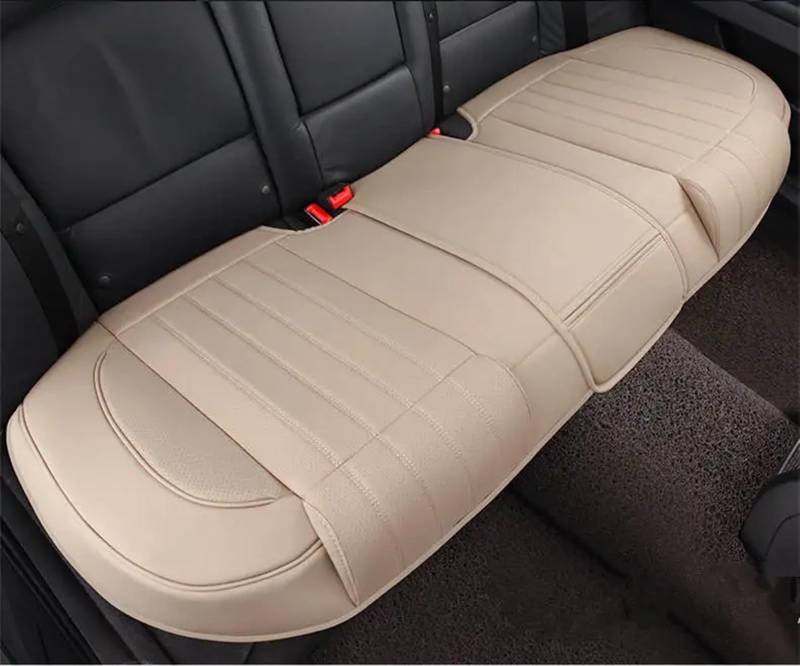 CAKYSE Auto sitzkissen Universal Auto Kissen Für Vier Jahreszeiten Backless Auto Vorne/hinten Sitz Abdeckung Automobil Innen Auto Sitz Schutz Pads(Beige,Rear) von CAKYSE