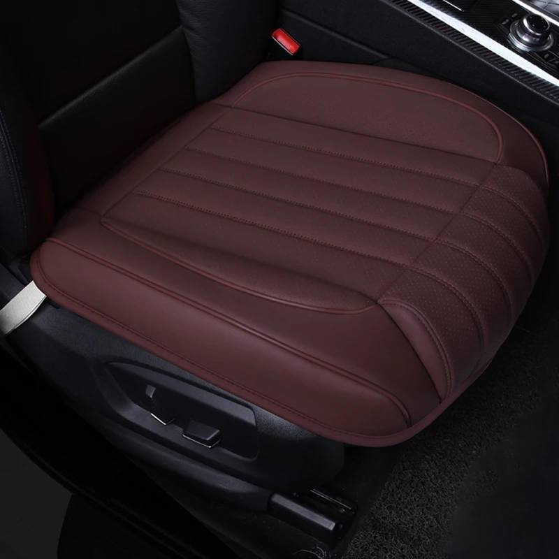 CAKYSE Auto sitzkissen Universal Auto Kissen Für Vier Jahreszeiten Backless Auto Vorne/hinten Sitz Abdeckung Automobil Innen Auto Sitz Schutz Pads(Brown,Full Set) von CAKYSE