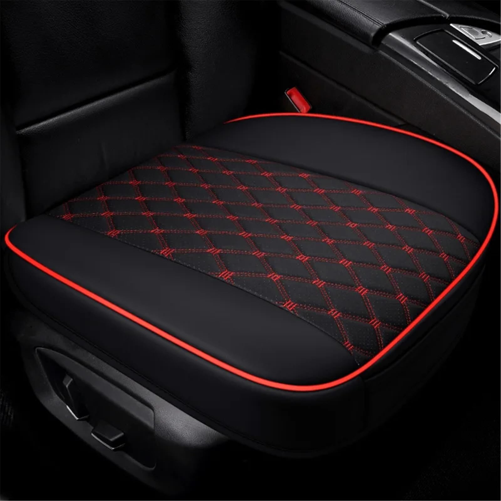 CAKYSE Auto sitzkissen Universal Auto Sitz Abdeckung Atmungsaktive Fron Hinten Sitz Kissen Vier Jahreszeiten Auto Sitz Schutz Zubehör Auto Sitzkissen(Red,Front) von CAKYSE