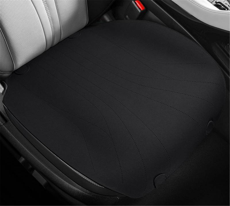 CAKYSE Auto sitzkissen Universal Auto Sitz Abdeckung Vier Saison Auto Atmungsaktive Pad Sitzbezüge Für Auto Sitze Abdeckung Schutz Automobil Innen Zubehör(Black,Front) von CAKYSE