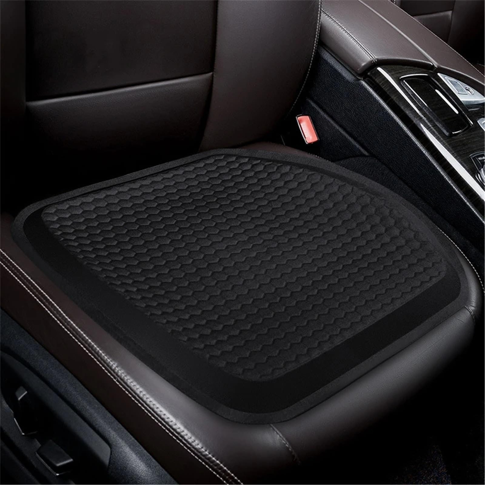 CAKYSE Auto sitzkissen Universal Auto Sitzkissen Atmungsaktive Automobil Innen Auto Sitzbezüge Auto Sitz Schutz Pads Auto Sitzkissen(Black) von CAKYSE