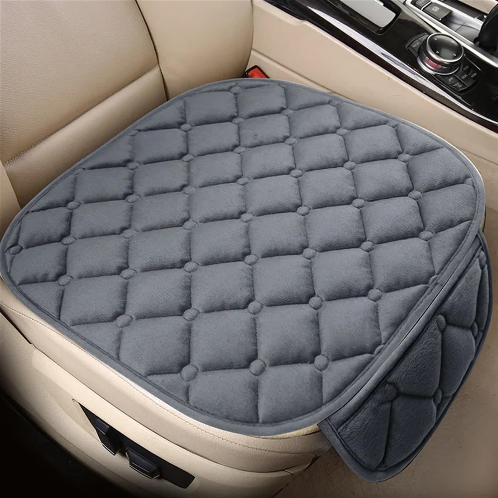 CAKYSE Auto sitzkissen Universal Auto Sitzkissen Auto Pad Sitz Abdeckung Auto Sitzkissen Auto Zubehör Auto Sitz Schutz Pads Automobil Innen(Gray) von CAKYSE