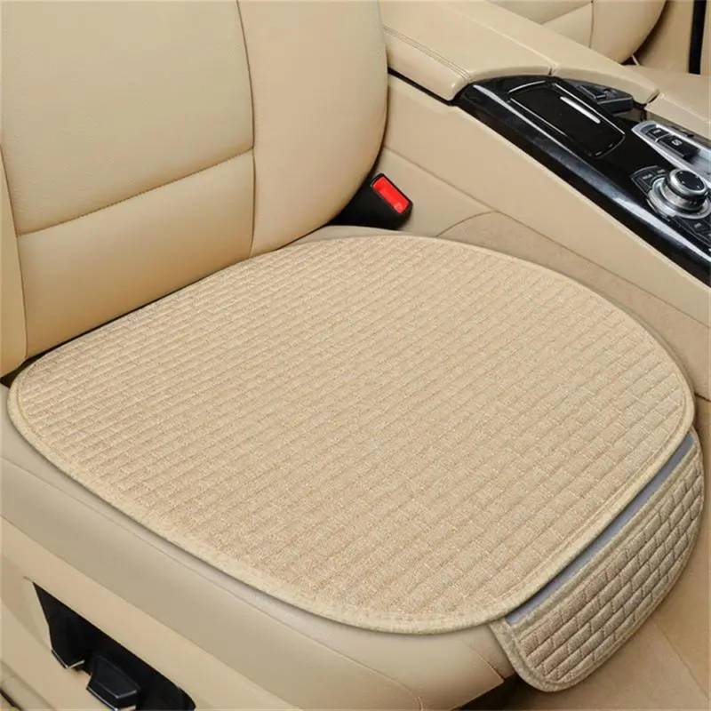 CAKYSE Auto sitzkissen Universalgröße Autositzbezug Autositzschutz Kissen Autozubehör Autositzkissen Autokissen Schutzmatte Autozubehör(Beige) von CAKYSE