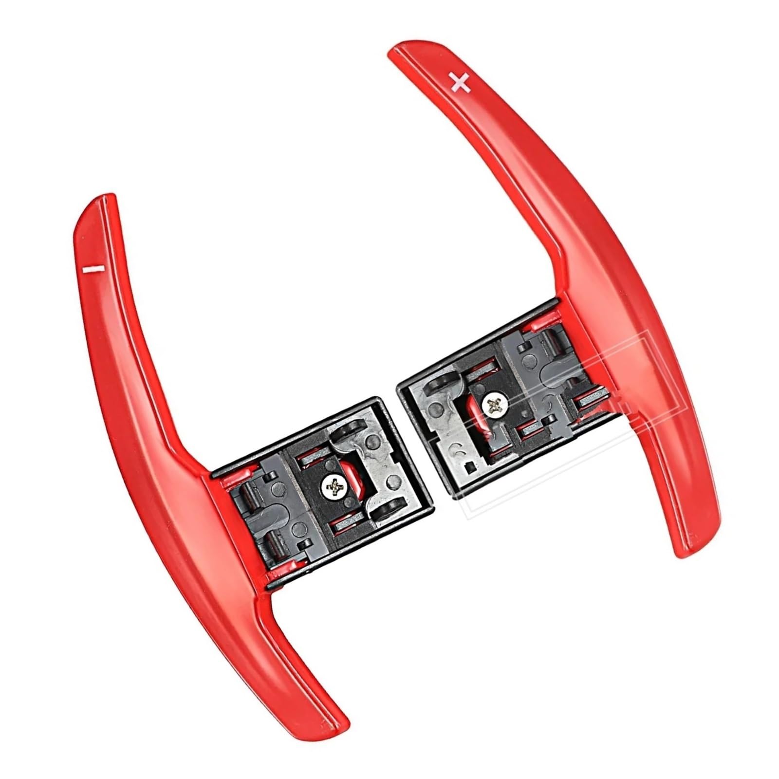 CAKYSE Kompatibel Mit 3er GT F34 2013 2014 2015 2016 2017 2018 2019 2020 Auto-Schaltwippen Auto-Lenkrad-Paddelschalter-Schalthebel-Set ABS Schaltwippen(Red) von CAKYSE