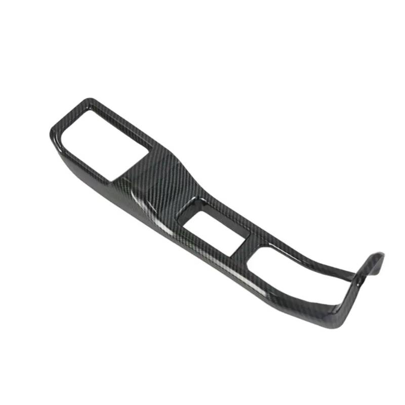 CAKYSE Mittelkonsole Aufkleber Kompatibel Mit Jeep Für Wrangler Für JL 2018 2019 2020 2021 2022 2023 Auto-Schalthebel-Dekorverkleidung Verkleidung Innenausstattung ABS(Black) von CAKYSE