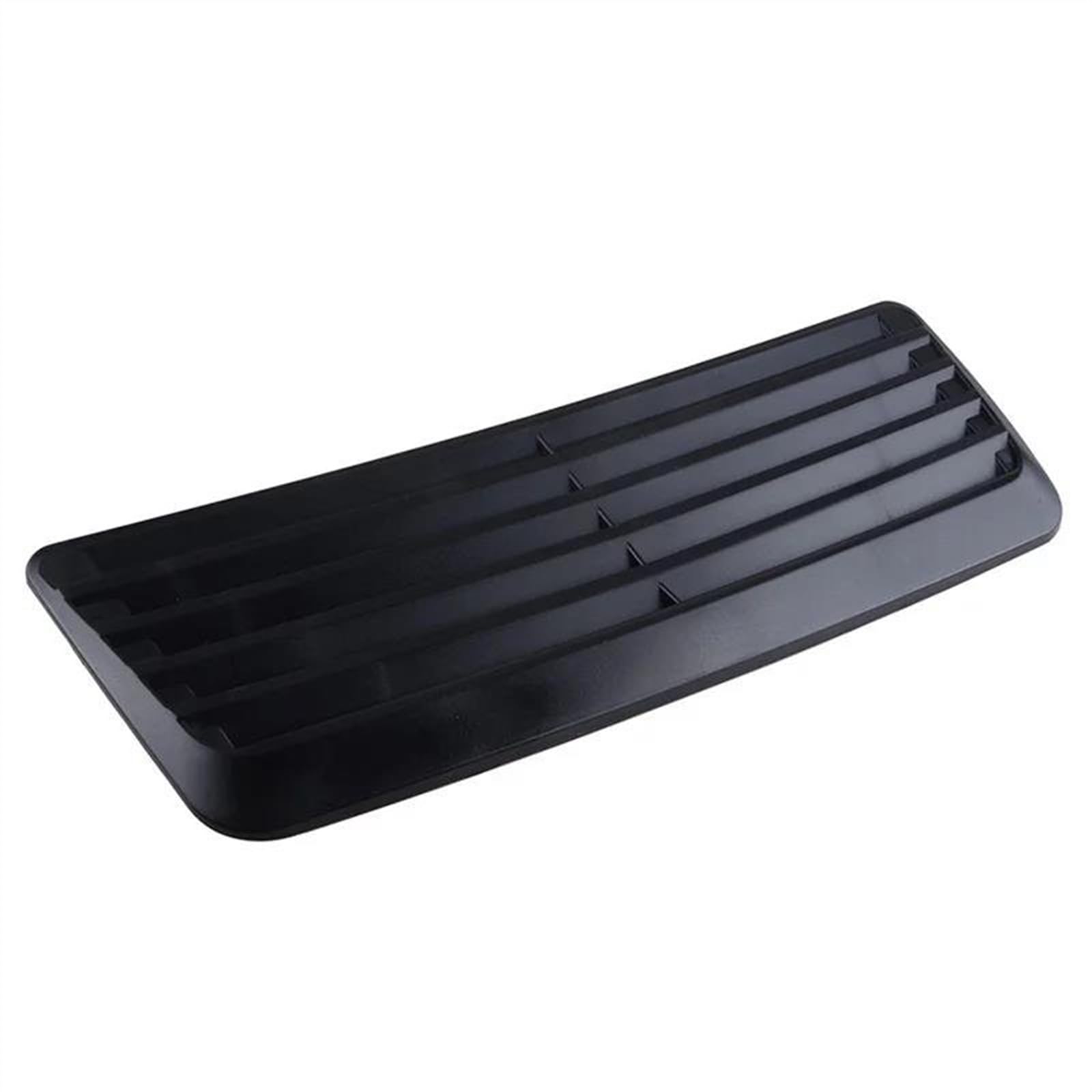 CAKYSE Motorhauben Vent 1 Stücke Universal Auto Motorhaube Vent Scoop Motorhaube Lufteinlass-Spoiler-Gitterverkleidung, ABS-Kotflügel-Formteil, Dekoratives Zubehör(Black) von CAKYSE