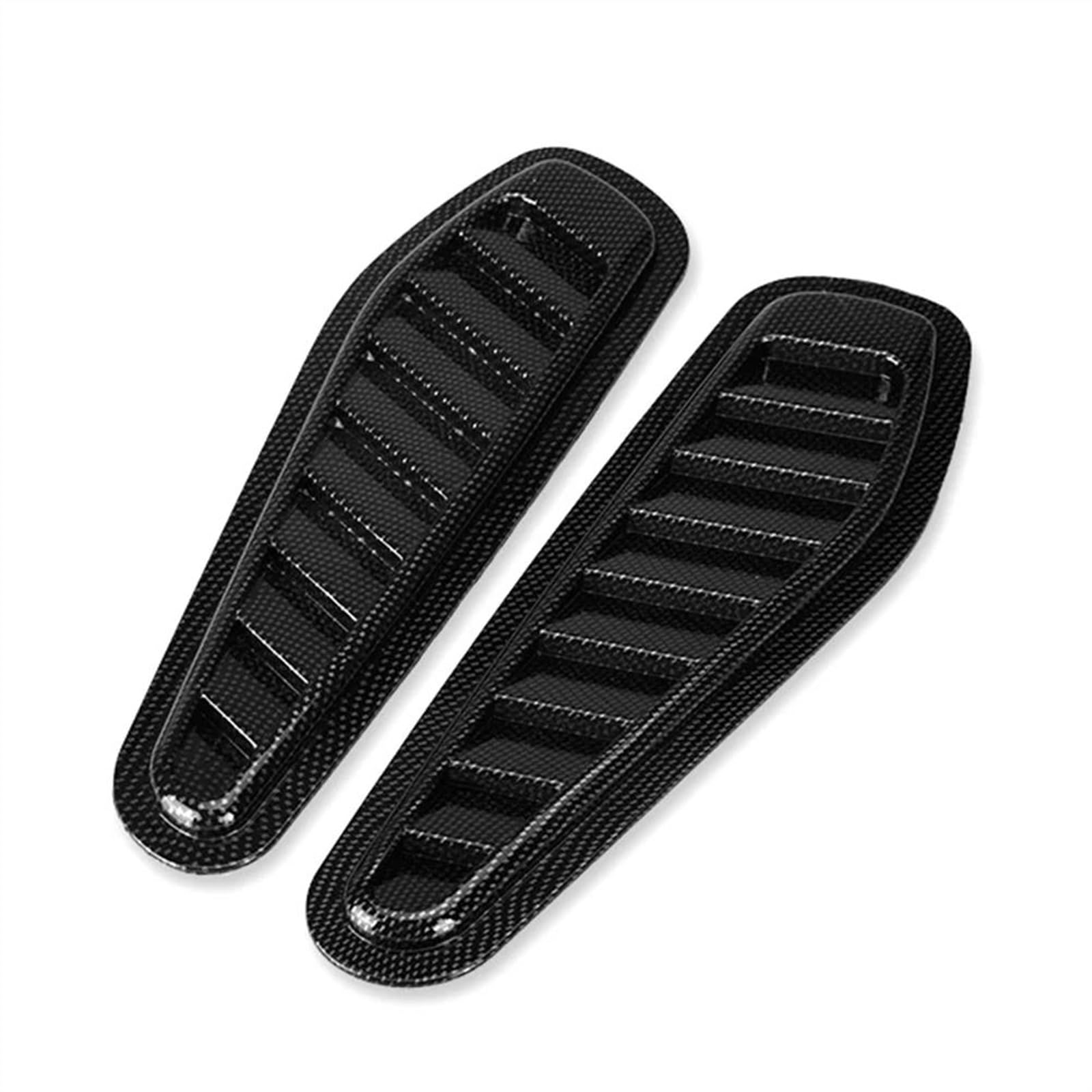 CAKYSE Motorhauben Vent 2 Stücke Universal Air Flow Kotflügel Seite Haube Vent Aufkleber Seite Air Mudguard Vent Abdeckung Seite Vent Auto Haube Auto Modifizierte Teile(2) von CAKYSE