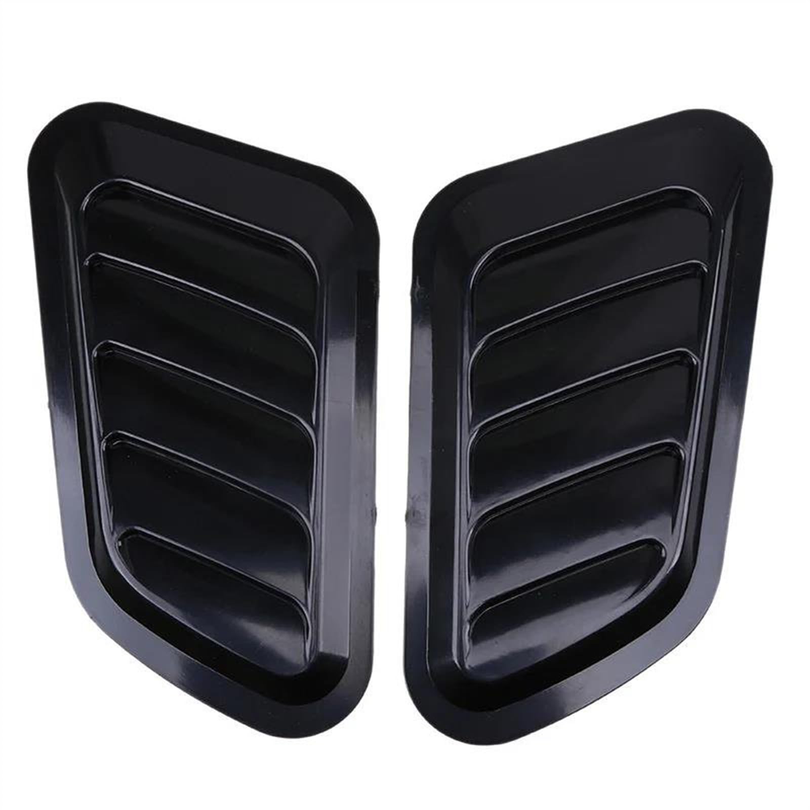 CAKYSE Motorhauben Vent Auto Motorhaube Lufteinlass Spoiler Racing Ansauggitter Trim Motorhaube Entlüftungsabdeckung Motorhaube Lufteinlassgitter Modifikationszubehör(Matte Black) von CAKYSE