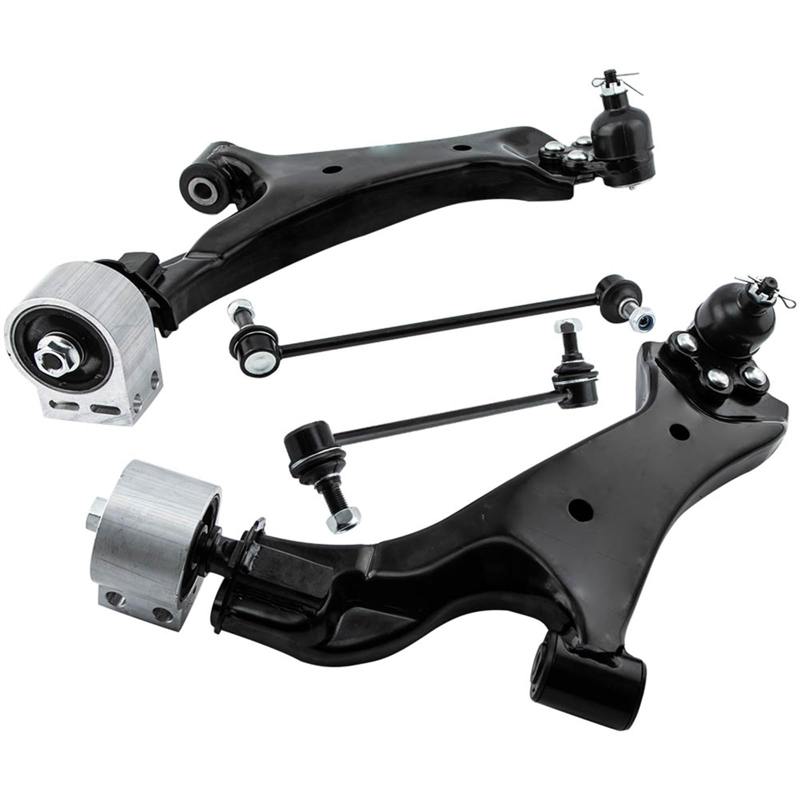 CAKYSE obere Querlenker Glieder Kompatibel Mit Chevrolet Für Equinox 2010 2011 2012 2013 2014 2015 2016 2017 Vordere Untere Querlenker Stabilisatorverbindungssatz Wishbone-Querlenker von CAKYSE