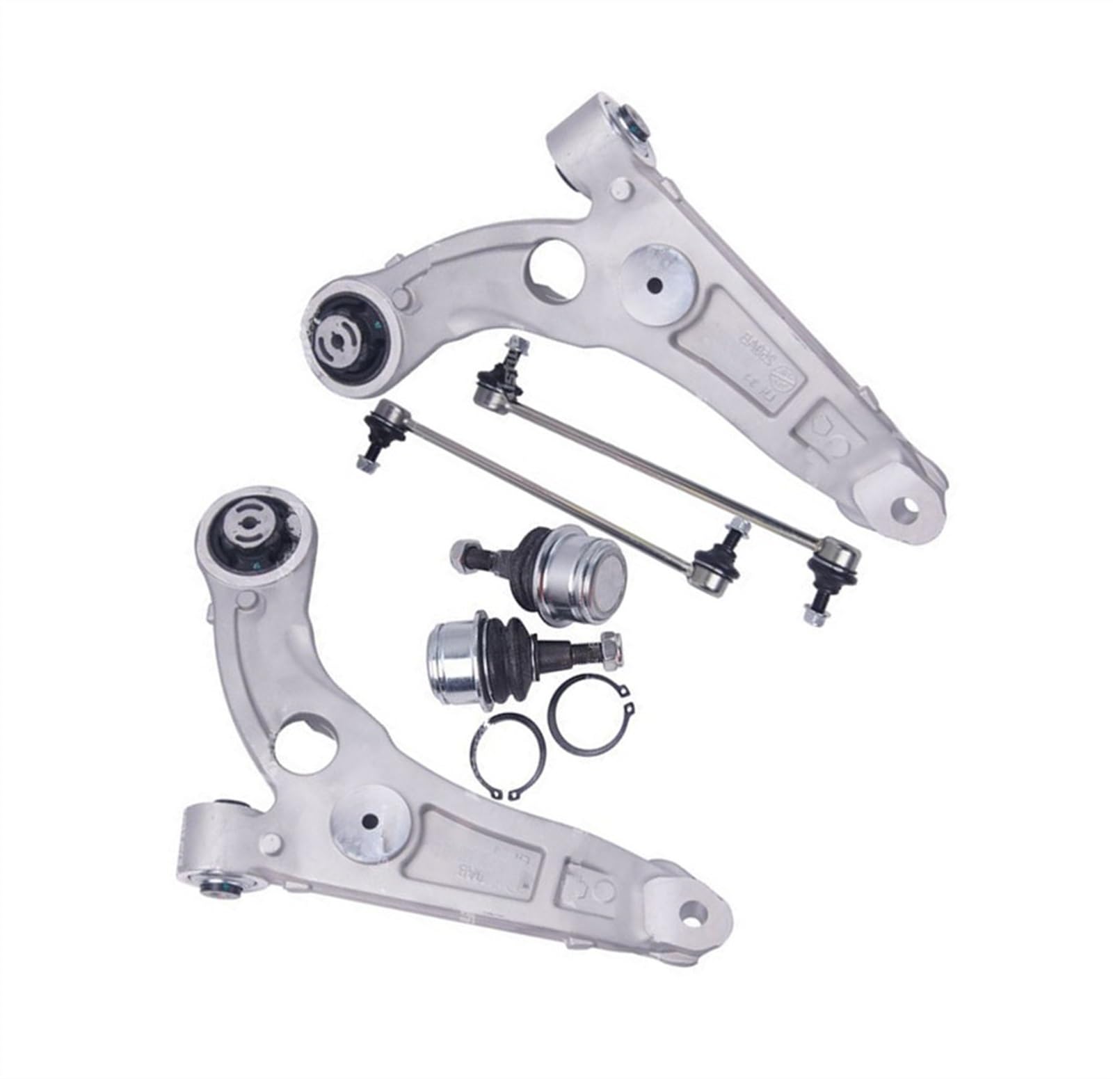 CAKYSE obere Querlenker Glieder Kompatibel Mit Jeep Für Cherokee KL 2013 2014 2015 2016 2017 2018 68224731AB Front Lower Arm Kit Suspension Arm 04668993AE 04668994AD(2WD) von CAKYSE