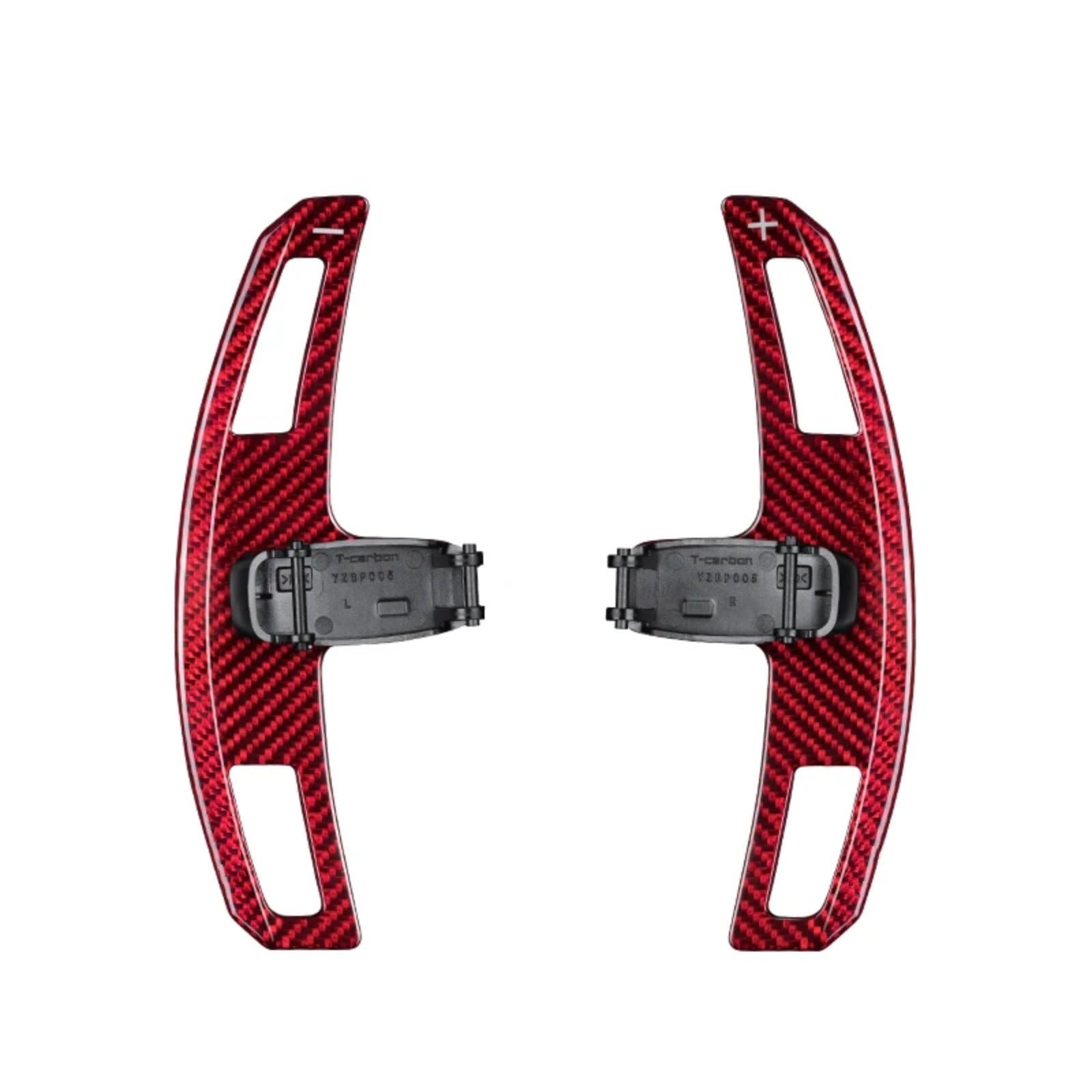 Kompatibel Mit Benz Für C43 C53 C63 E43 E53 E63 CLA45 CLS63 GLA45 GLE63 GLS63 Für Amg Ersatz-Lenkrad-Paddelschaltung TH0056 Schaltwippen(Red Carbon) von CAKYSE