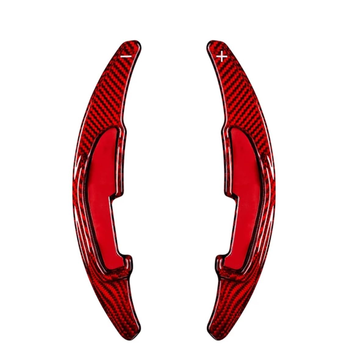 Kompatibel Mit Für G10 G11 G20 G21 G30 G31 G32 G01 G02 D6003 Fahrzeug-Lenkrad-Paddel-Schalthebel-Verlängerung Schaltpaddel Schaltwippen(Type C Red) von CAKYSE