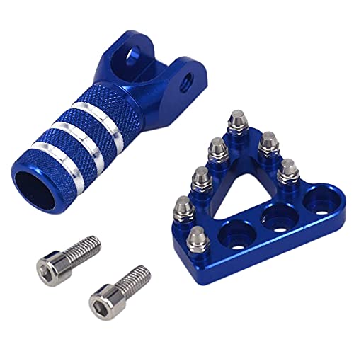 CALIBAN Bremshebel hinten Step Plate Tip Schalthebel für M EXC EXCF SXF XC XCF XCW XCFW 2004-2010 – Blau von CALIBAN