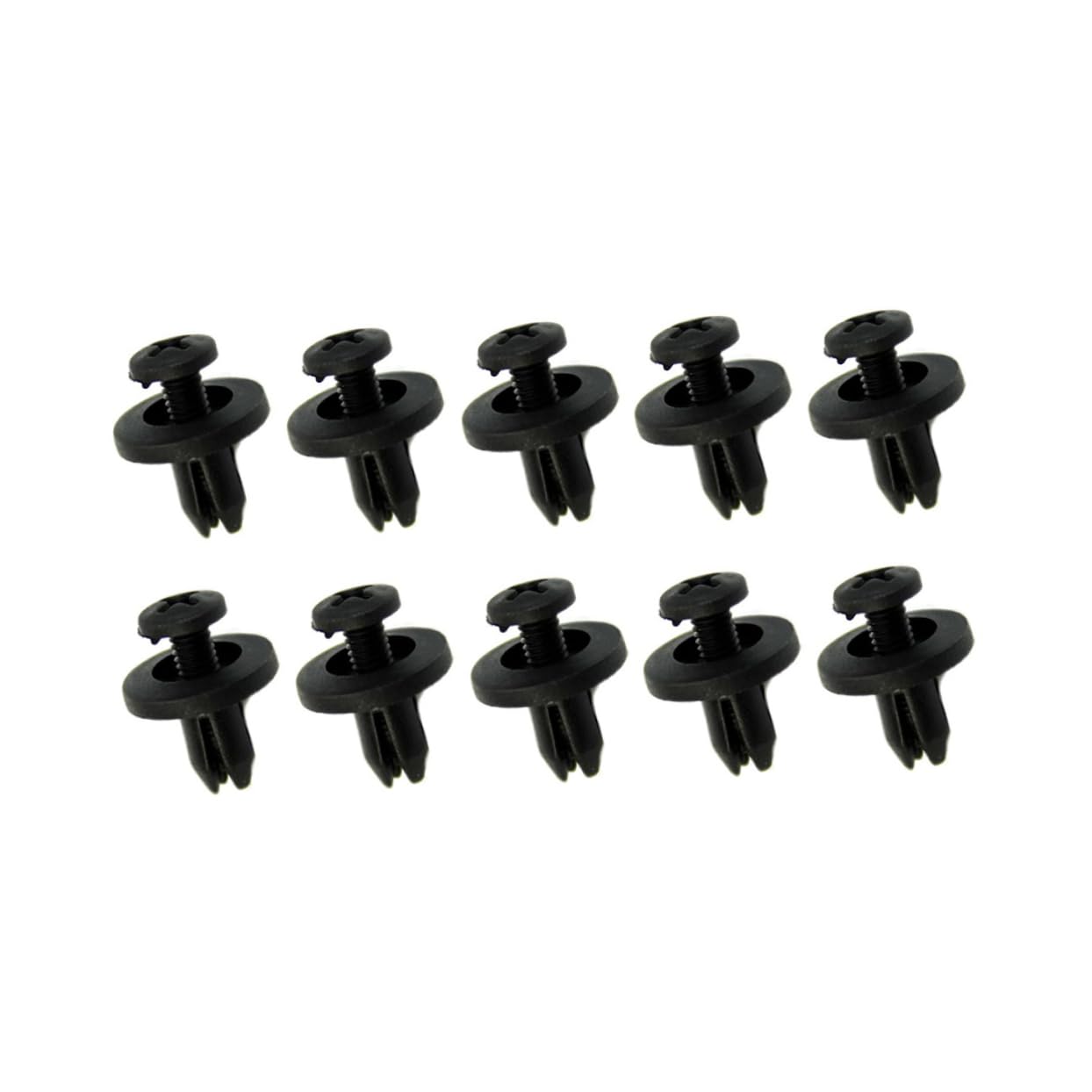 CALLARON Clips 50 Stück Clips Auto- Universal- Panel Clip-Stoßstange Stoßstange automatische Stoßstange Zierklammern Halter Retainer drücken Stamm erweitern c05 von CALLARON