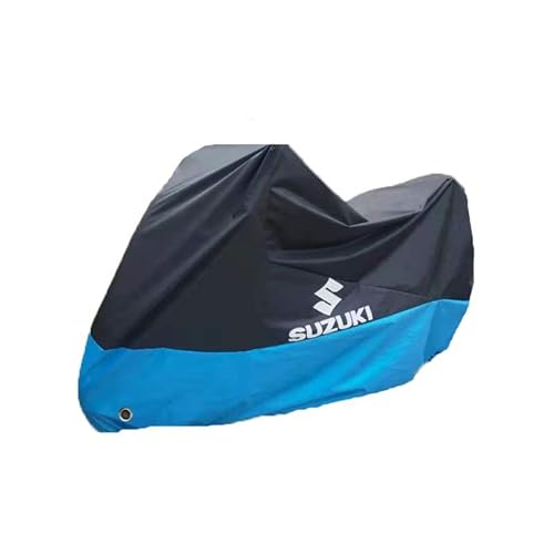 Fahrzeug Abdeckung Schutz Cover, Für Suzuki Address 50 100 125 100 125 V100 V125 S Outdoor Wasserdicht Plane Motorrad Staubdich Mit Schlossloch Zubehör,D von CALUU