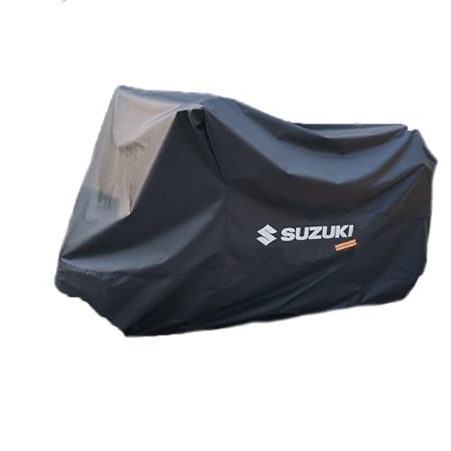 Fahrzeug Abdeckung Schutz Cover, Für Suzuki GSXS 1000 GSXS1000 GSX S 1000 GSX S1000 Outdoor Wasserdicht Plane Motorrad Staubdich Mit Schlossloch Zubehör,B von CALUU