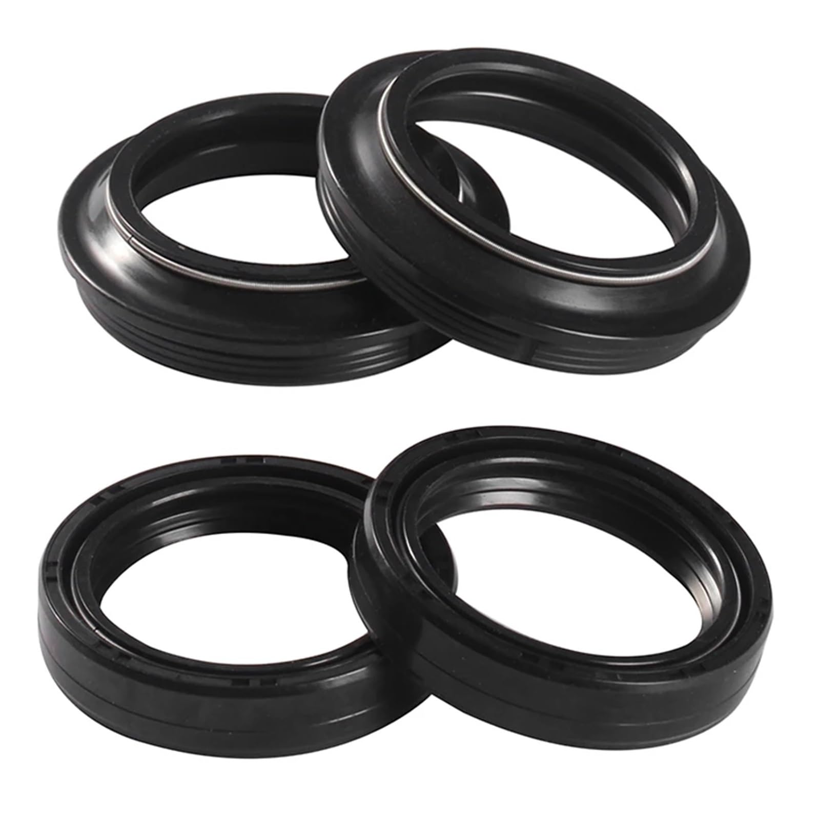 Motorrad Gabel Dämpfer Öl Dichtung & Staub Abdeckung for SENDA 50 R 50R SENDA R 50 R50 X-RACE 2005 2006 2007 2008 2009(2pcs oil 2pcs dust) von CAMELLIO