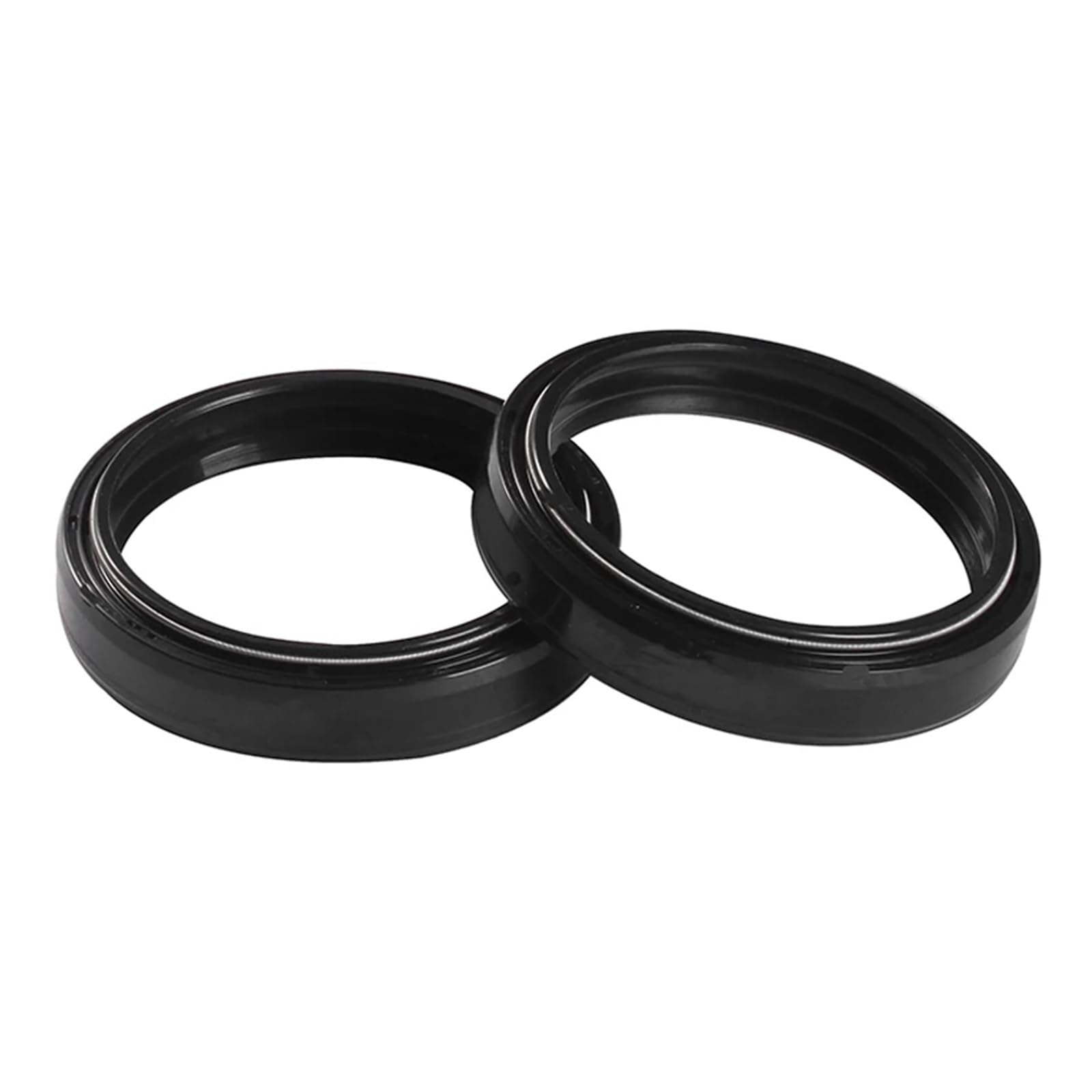 Motorrad Vorne Stoßdämpfer Gabel Dämpfer Öl Dichtung & Staub Abdeckung for Terra 125 E3 125 Abenteuer Kreuz Stadt 125 E3 2007-10(2pcs oil seal) von CAMELLIO