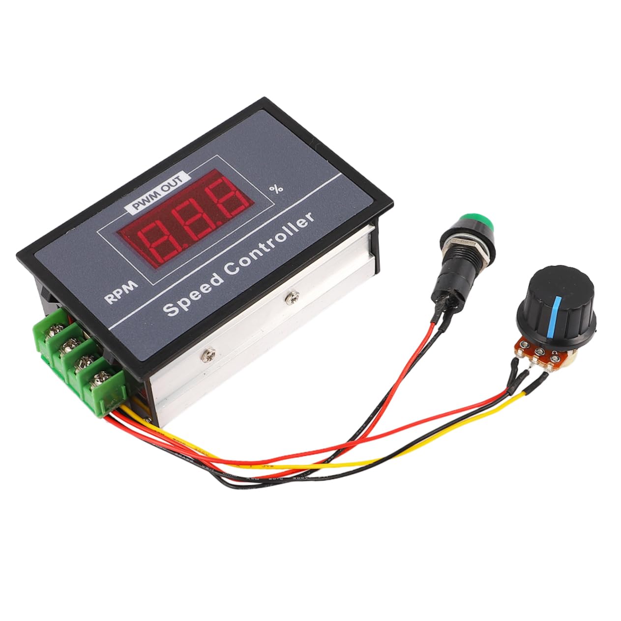 CANIGHT PWM DC Motor Controller Einstellbarer Stufenloser Geschwindigkeitsregler Für/Elektromotoren Motorregler Für Präzise Steuerung Von DC Motoren von CANIGHT