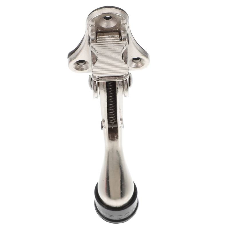 CANIGHT Tür oben Sicherheits-Türstopper Türstopper Boden Säbel-Türstopper Wandschutz Türhalter bodentürstopper wandtürstopper gewerblicher Türstopper Tür offen halten Zinklegierung Silver von CANIGHT