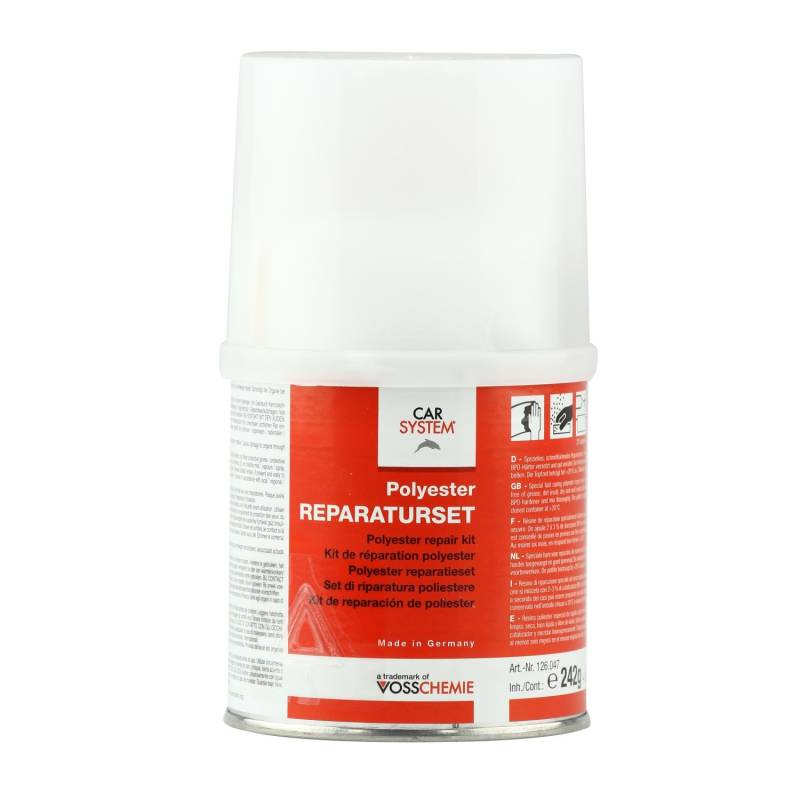 CAR SYSTEM Polyester Reparaturset 250 g 126.047 von CAR SYSTEM