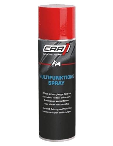 CAR1 Multifunktions Spray Federn Pedale Scharniere Bowdenzüge schmutzlösend rostlösend 300 ml von CAR1