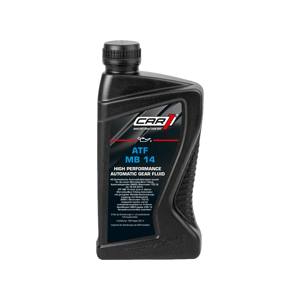 CAR1 Automatik-Getriebeöl ATF MB 14 HP High Performance Getriebe Öl Automatic Transmission Fluid rot 1L von CAR1