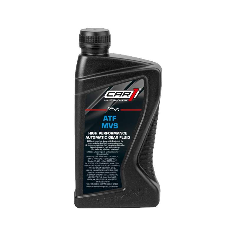 CAR1 Automatik-Getriebeöl ATF-MVS High Performance Getriebe Öl Automatic Transmission Fluid rot-gelb 1L von CAR1